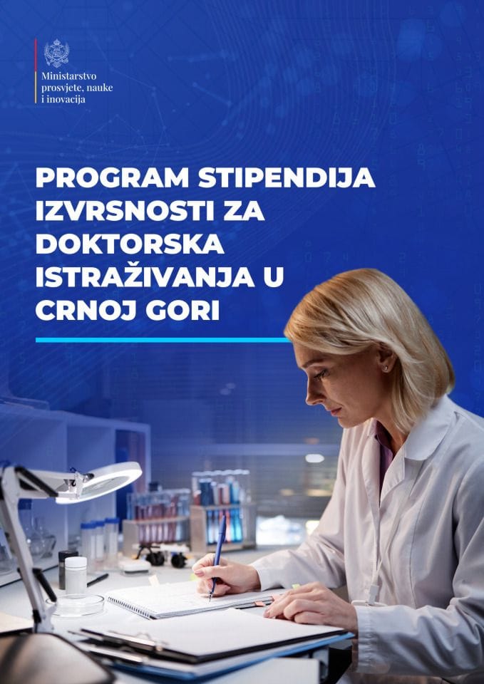 Program stipendija izvrsnosti za doktorska istraživanja u Crnoj Gori