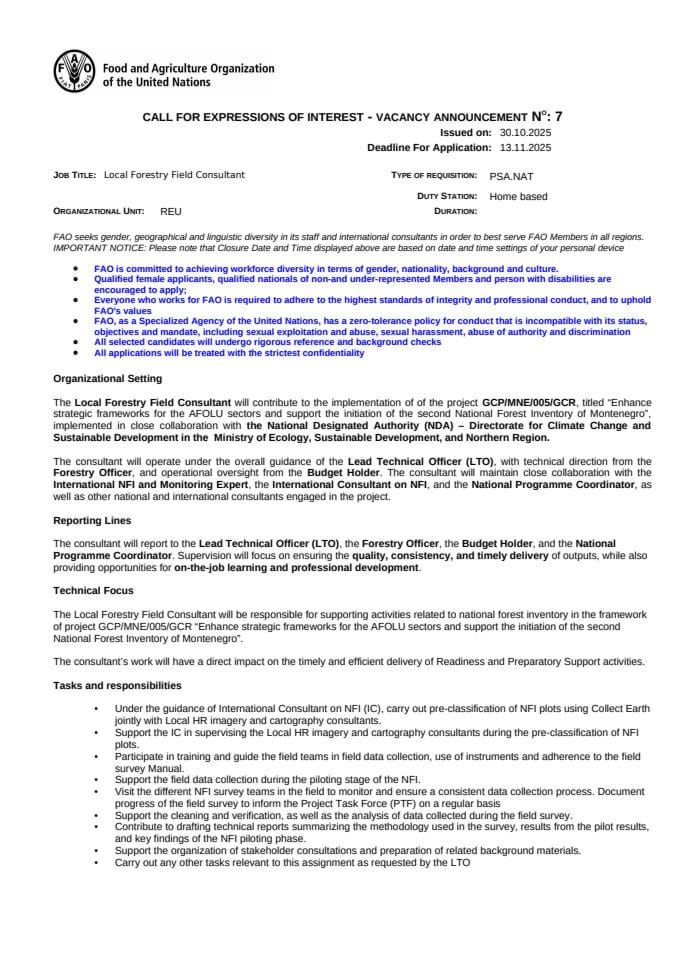 VA_NC Locally forestry field consultant FINAL