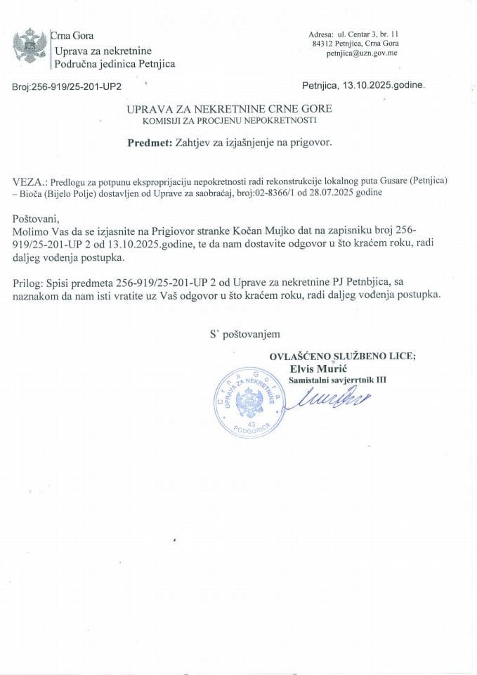 Rješenja o slobodnom pristupu informacijama - 31.10.2025.