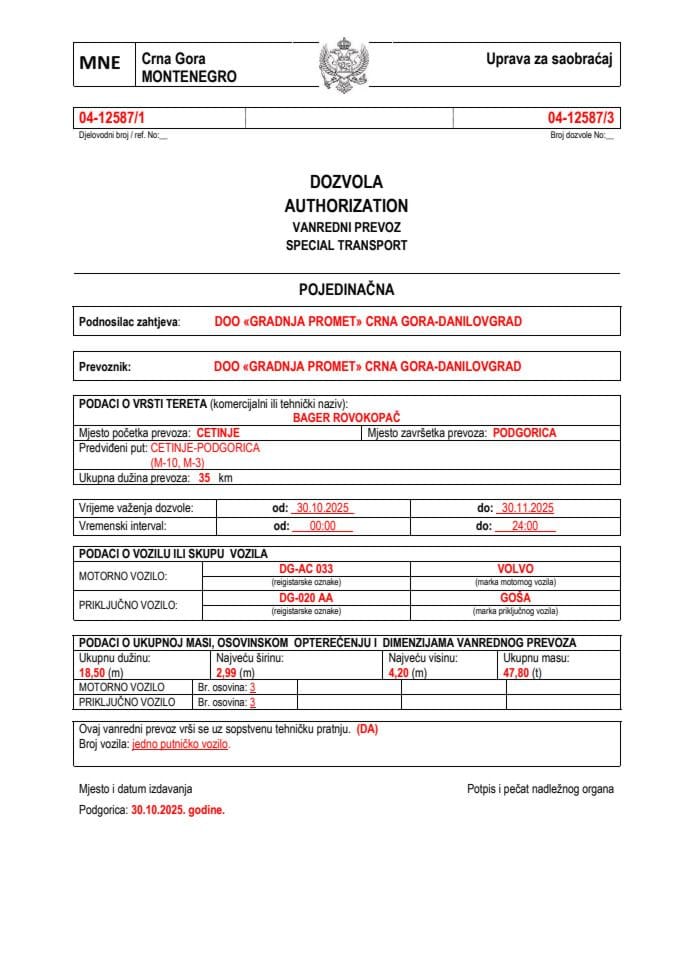 GRADNJA PROMET 04-12587