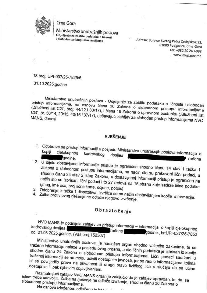 rješenje br. 18-UPI-037/25-7825/6