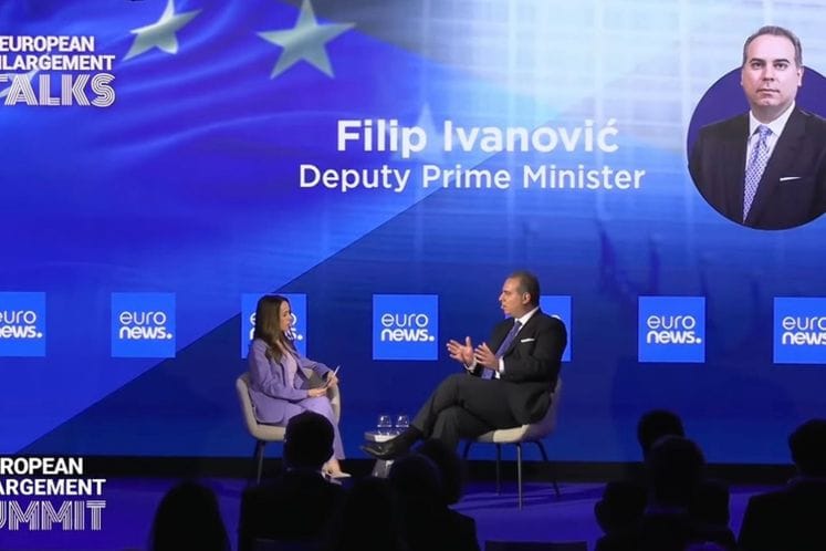 Potpredsjednik Ivanović na Samitu o proširenju Evropske unije Potpredsjednik Ivanović na Samitu o proširenju Evropske unije