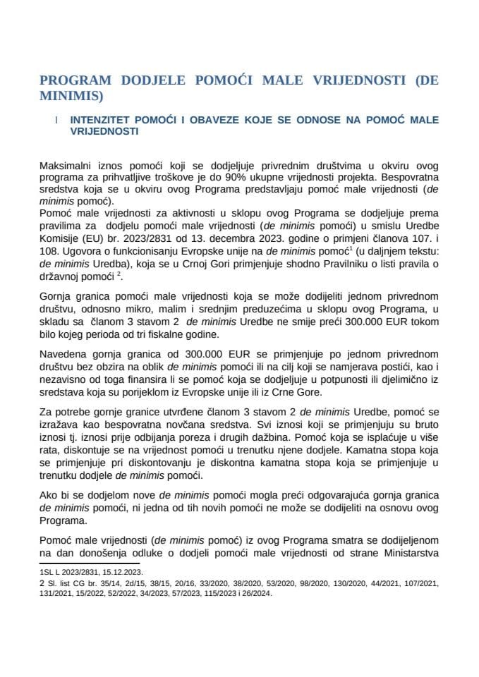 Program-dodjele-pomoc-male-vrijednosti-de-minimis