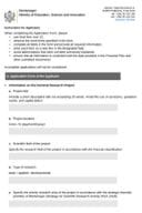 APPLICATION FORM - PhD