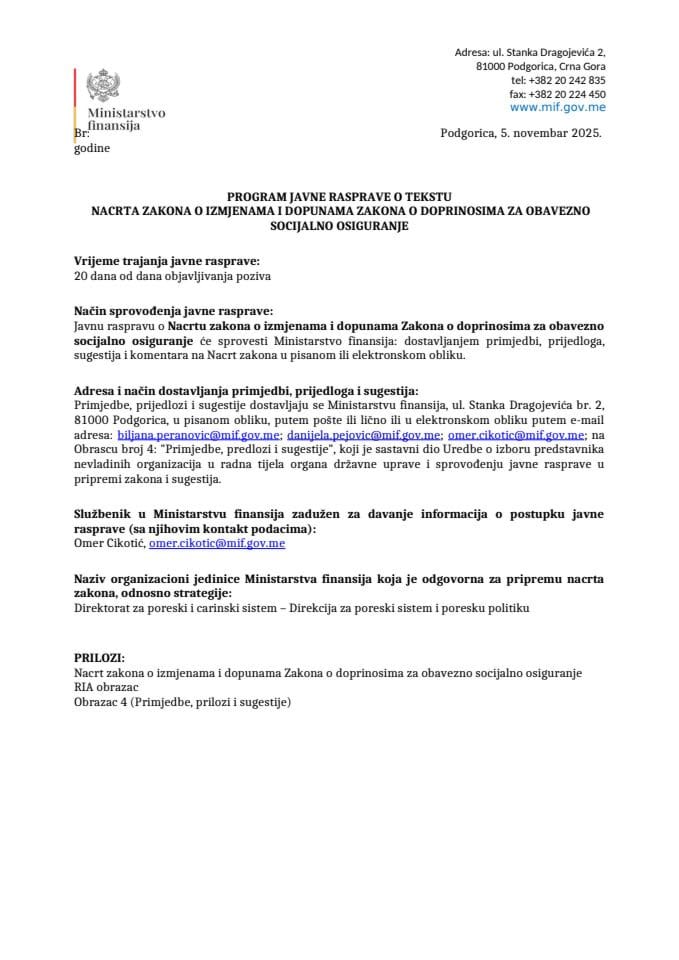 Program javne rasprave