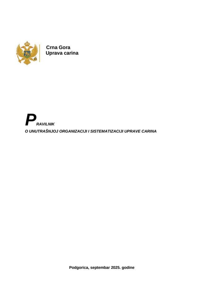 PRAVILNIK UPRAVE CARINA 20.10.2025. GOD