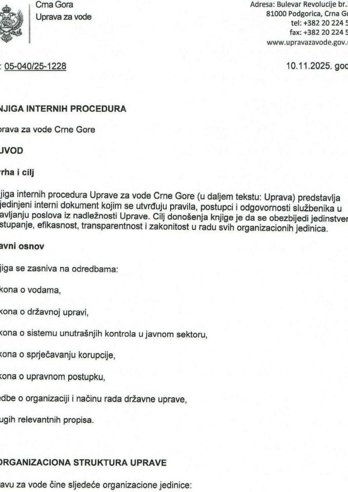 Knjiga internih procedura