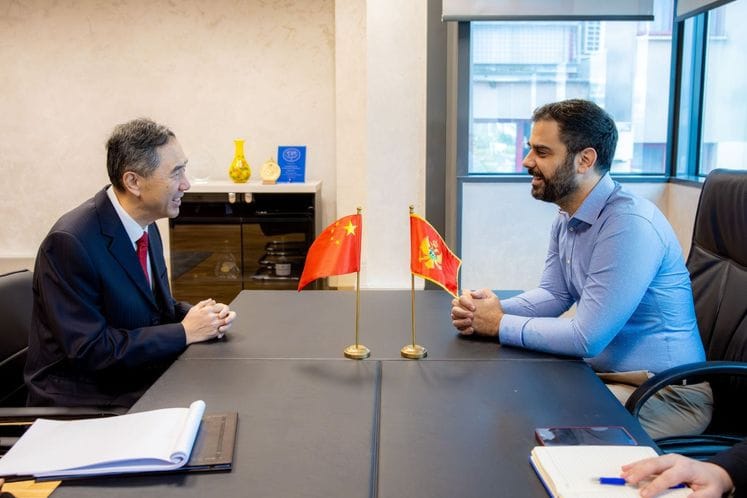 Радуловић са НР Кине Ченом Сијуфенгом