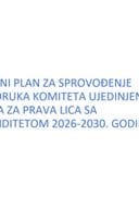 Akcioni plan za sprovođenje preporuka Komiteta Ujedinjenih nacija za prava lica sa invaliditetom 2026-2030. godine
