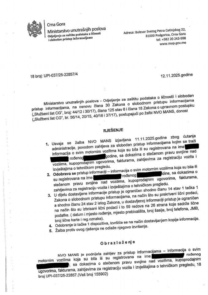 rješenje br. 18-UPI-037/25-22857/4