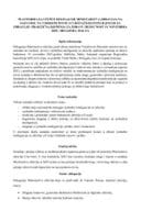 Predlog platforme za učešće delegacije Ministarstva zdravlja na sastanku na visokom nivou o vještačkoj inteligenciji za zdravlje: praktična rješenja za zdravu budućnost, 19. novembra 2025. godine, Mellieha, Malta.