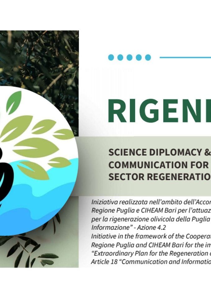 RIGENESI LA NOTTE_Communication and awareness campaigns, Xylella fastidiosa