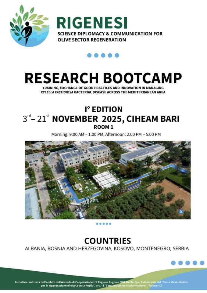 RESEARCH BOOTCAMP TRAINING, Xylella fastidiosa