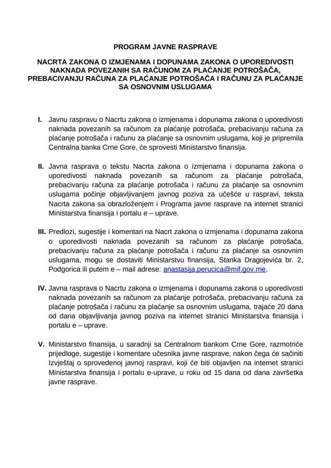 Program javne rasprave