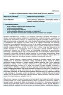 Izvještaj o sprovedenoj analizi procjene uticaja propisa (RIA)