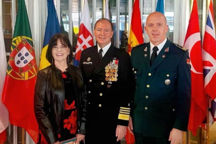 NGŠ brigadni general Vuksanović na ceremoniji primopredaje dužnosti komandanta Komande združenih snaga NATO-a