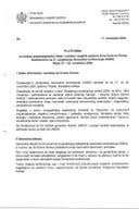 Предлог платформе за учешће потпредсједника Владе и министра вањских послова Црне Горе мр Ервина Ибрахимовића на 21. засиједању Генералне конференције UNIDO, Ријад, 21 – 25. новембар 2025. године