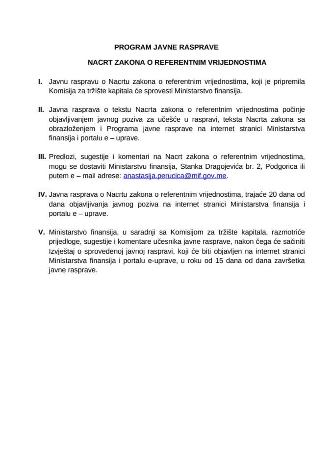 Program javne rasprave