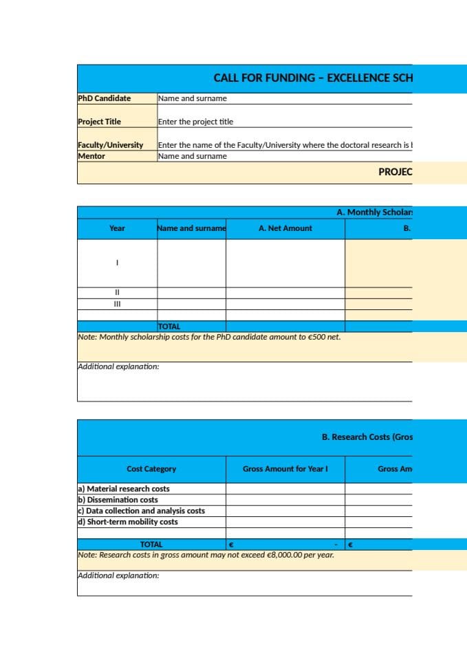 Финанциал план - ПхД аброад