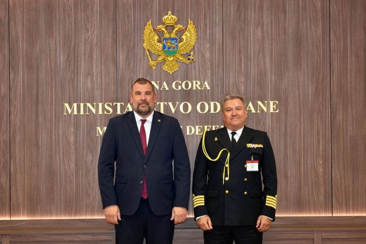 Ministar Krapović sa novoimenovanim izaslanikom odbrane kraljevine Španije Ričardom Valdes Fernardezom