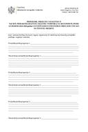 Образац 4 - Примједбе предлози и сугестије на текст Нацрта Програма развоја зеленог водника