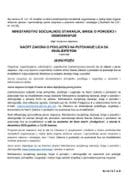 JAVNI POZIV- Zakon o povlastici na putovanje lica sa invaliditetom