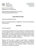Premijerski sat: Odgovor predsjednika Vlade Milojka Spajića na poslaničko pitanje Branislava Nenezića