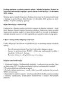 Predlog platforme za učešće ministra sporta i mladih Dragoslava Šćekića na Svjetskoj konferenciji o dopingu u sportu, Busan, Južna Koreja, 2-5. decembra 2025. godine