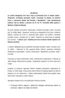 Izvještaj sa učešća delegacije Vlade Crne Gore, koju je predvodila prof. dr Anđela Jakšić - Stojanović, ministarka prosvjete, nauke i inovacija, na Samitu na visokom nivou o prevenciji nasilja nad ženama i djevojkama i ulozi zdravstvenog sistema Izvještaj sa učešća delegacije Vlade Crne Gore, koju je predvodila prof. dr Anđela Jakšić - Stojanović, ministarka prosvjete, nauke i inovacija, na Samitu na visokom nivou o prevenciji nasilja nad ženama i djevojkama i ulozi zdravstvenog sistema