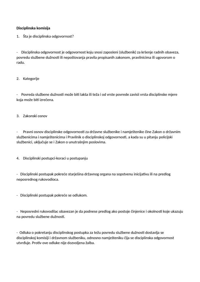 Disciplinska komisija