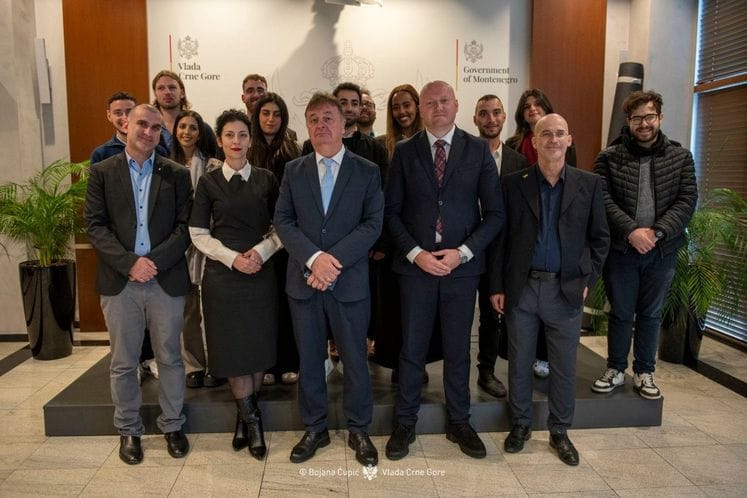 Potpredsjednik Vlade dr Budimir Aleksić primio delegaciju sa Jerusalem Multidisciplinary College (JMC)