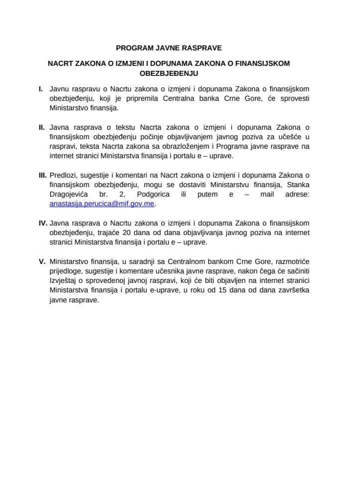 Program javne rasprave