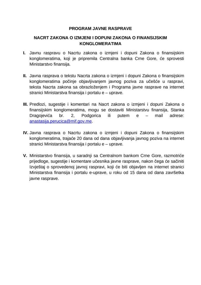 Program javne rasprave