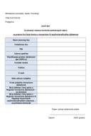 Образац захтјева за стицање статуса корисника подстицајних мјера  за правно лице које донира у иновациону или научноистраживачку дјелатност