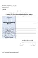 Образац захтјева за стицање статуса корисника подстицајних мјера за физичко лице које донира у иновациону или научноистраживачку дјелатност
