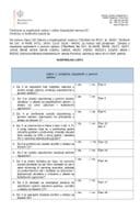 Kontrolna lista - Zakon o zaradama zaposlenih u javnom sektoru