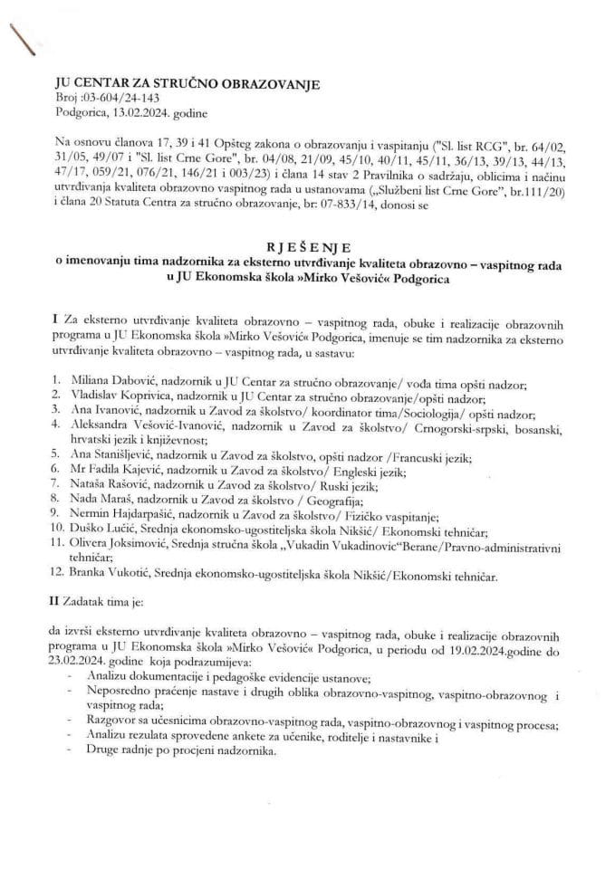 rjesenje - mans april br. 318 -2025