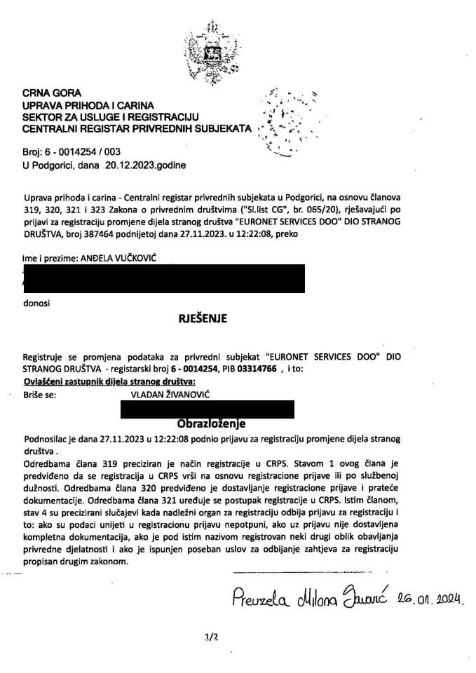 Informacija III 05/02-UP-190/4-25