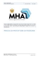 PRAVILA ZA PRISTUP SOBI SA PODACIMA