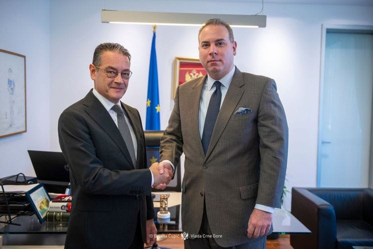 Potpredsjednik Vlade Filip Ivanović primio u oproštajnu posjetu ambasadora Republike Turske Bariša Kalkavana