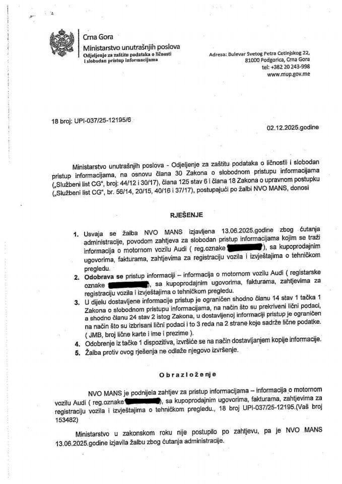 rješenje br. 18-UPI-037/25-12195/6