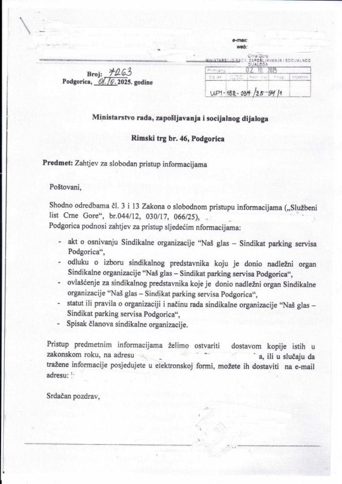 Rješenja sa informacijom br.91