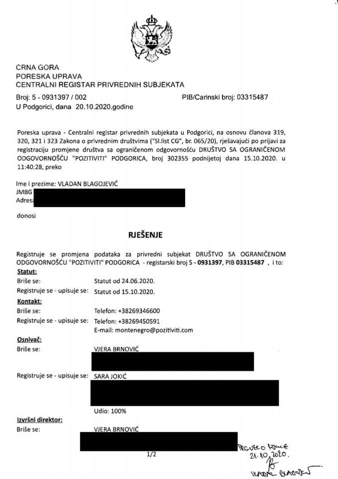 Informacija II 05/02-UP-189/4-25