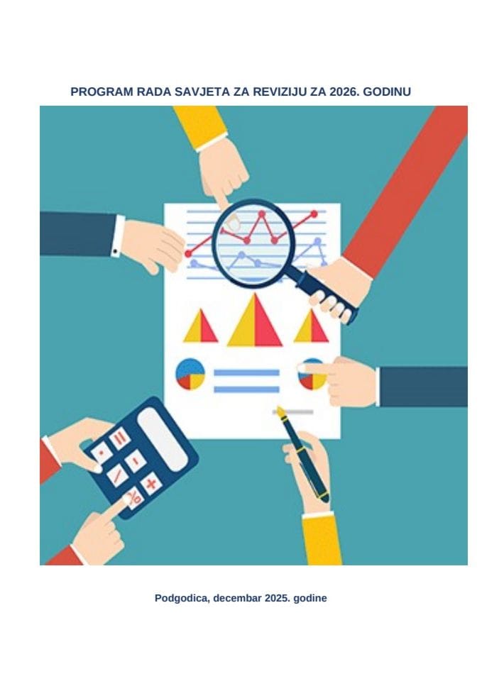Prijedlog programa rada Savjeta za reviziju za 2026.