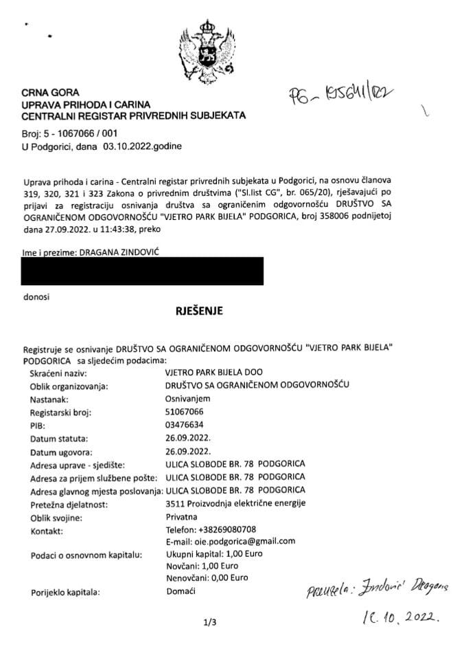 Informacija II 05/02-UP-212/4-25