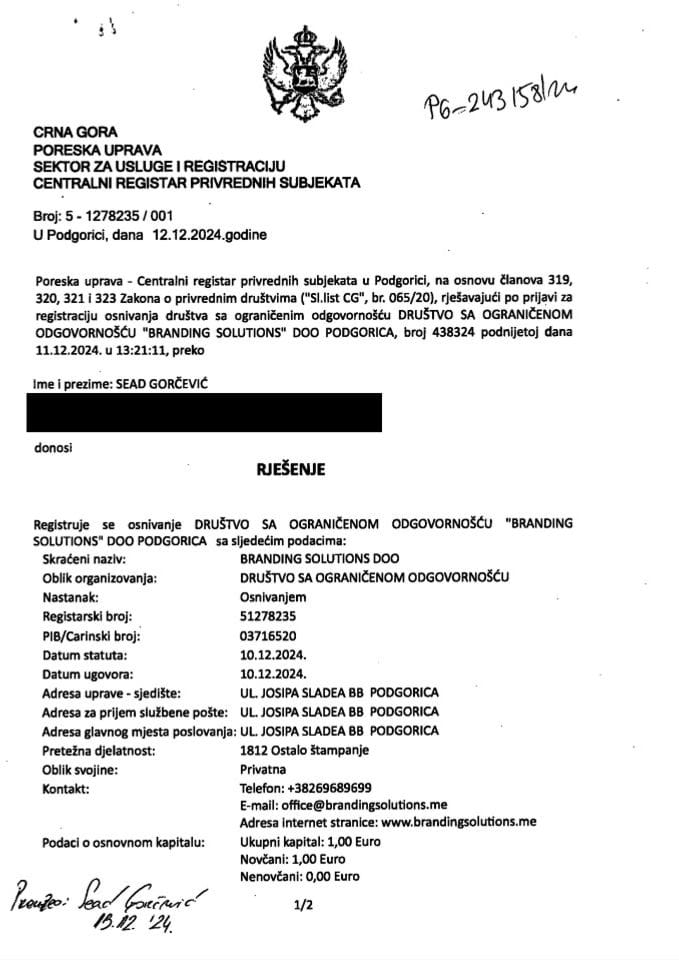 Informacija I 05/02-UP-232/4-25
