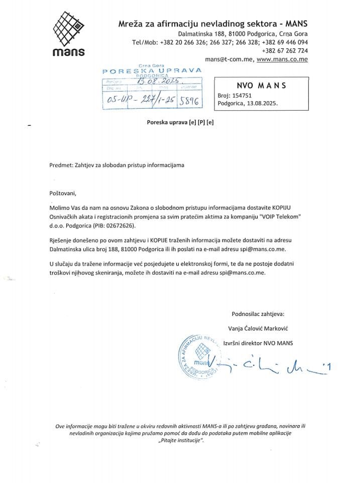 Rješenje 05/02-UP-227/2-25