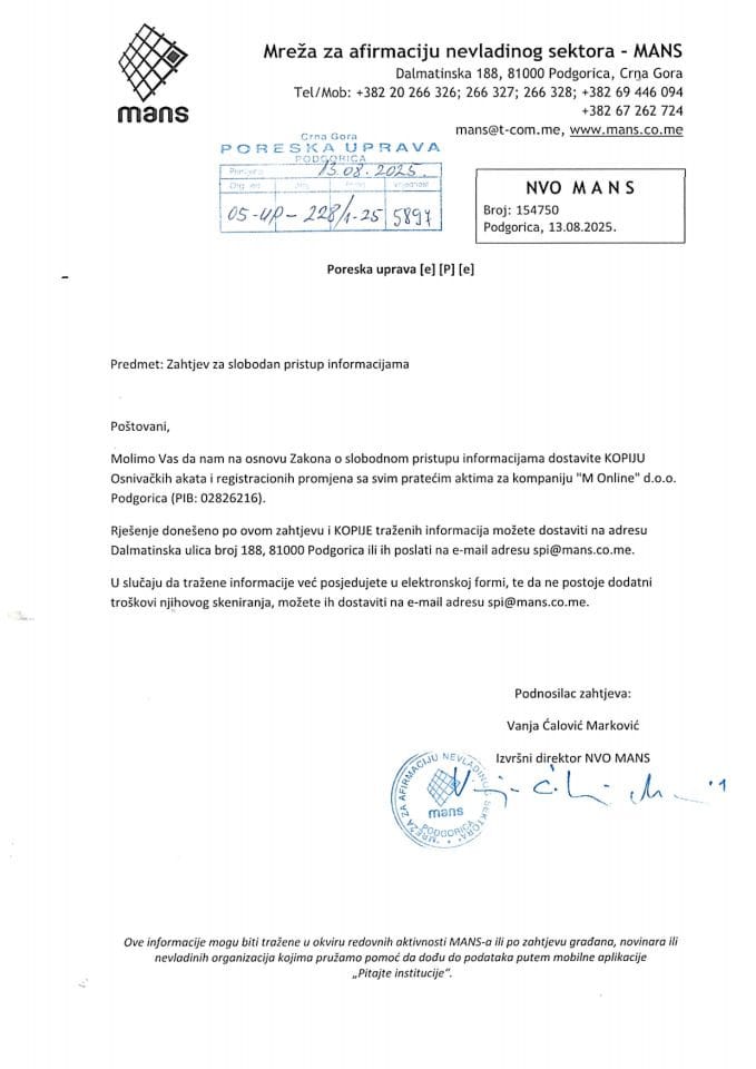 Rješenje 05/02-UP-228/2-25