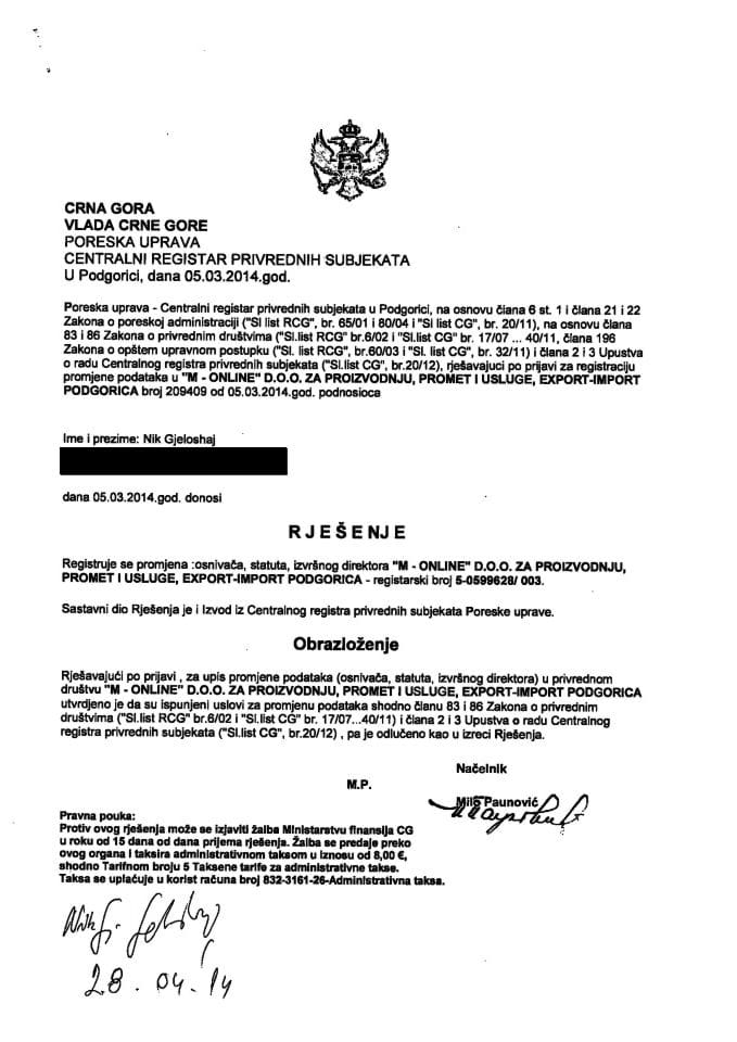 Informacija IV 05/02-UP- 228/4-25