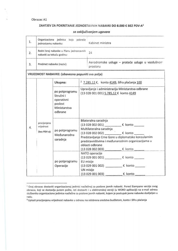 Инф. 1 по рјешењу УПИ 12-037/25-986/4